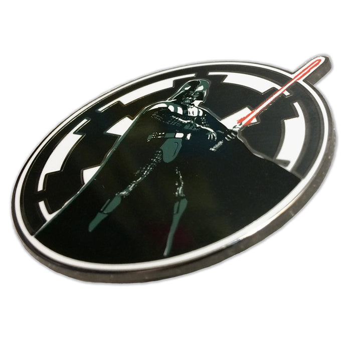 Dark Sides Vader Collectible Pin | Star Wars - side view