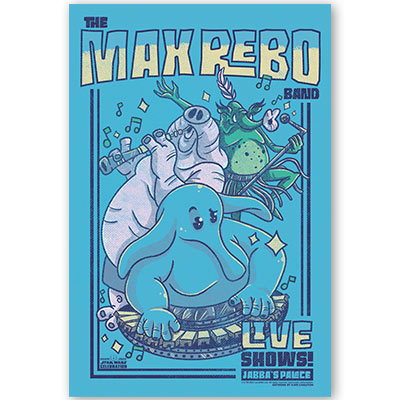 Max Rebo Live artwork by artist Kate Carleton.