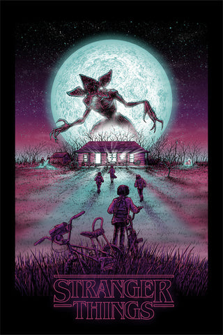 Stranger Things by Barry Blankenship art print