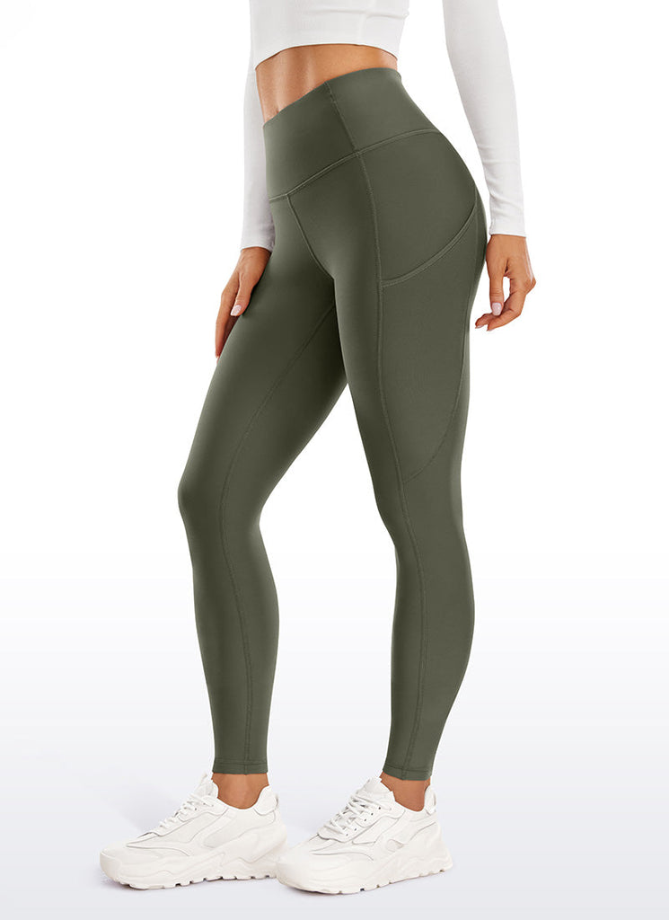 Buy CRZ YOGA Women's Thermal Fleece Lined Leggings Winter High Waist Thick  Yoga Pants Full Length Gym Workout Tights - 28 Inches Online at  desertcartZimbabwe