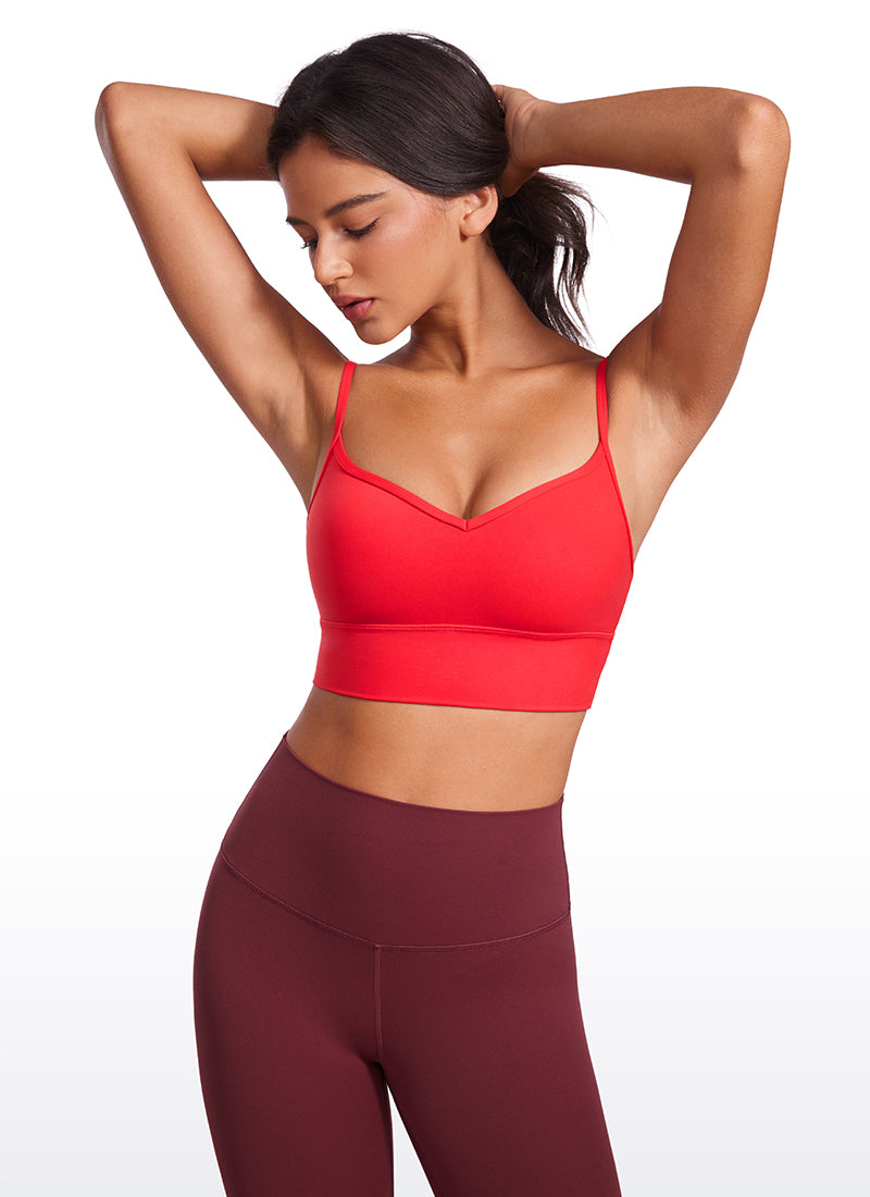 CRZ YOGA Butterluxe Womens U Back Sports Bra - Scoop Neck Padded Low I –  lookingGLASS Lifestyle
