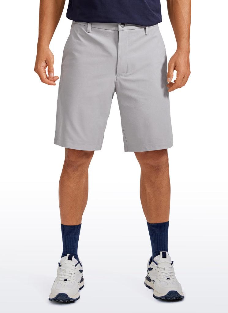 CRZ YOGA Men's Stretch Golf Shorts - 9'' Slim Fit Waterproof