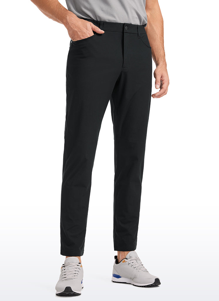 Buy CRZ YOGA Womens 4-Way Stretch Ankle Golf Pants - 7/8 Dress Work Pants  Pockets Athletic Yoga Travel Casual Lounge Workout The Smoke Ink Mist Small  at