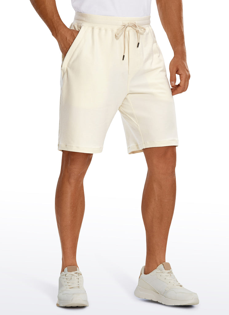 CRZ YOGA Men's Work Classic Fit All-Day Comfort Golf Shorts Pocket 9