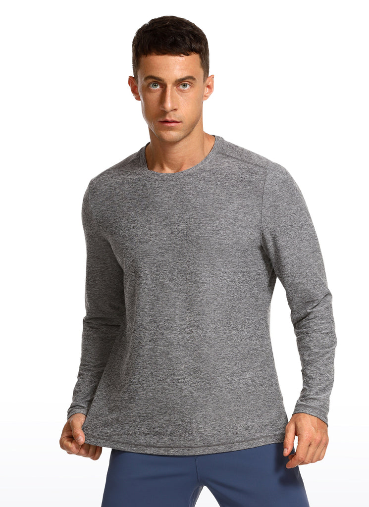 CRZ YOGA Men's Casual Slim Fit Lightweight Long Sleeves Hoodies