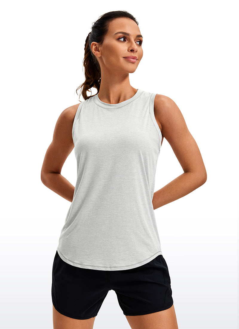 CRZ YOGA Spandex Athletic Tank Tops for Women