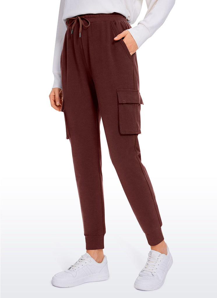 CRZ YOGA Womens Stretch Drawstring Tapered Joggers Womens With Pockets 28  Inches From Nicespring, $43.57
