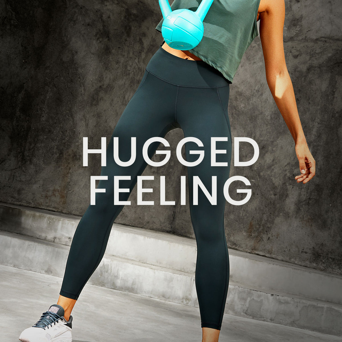 Buy CRZ YOGA Women's Hugged Feeling High Waist Leggings Gym