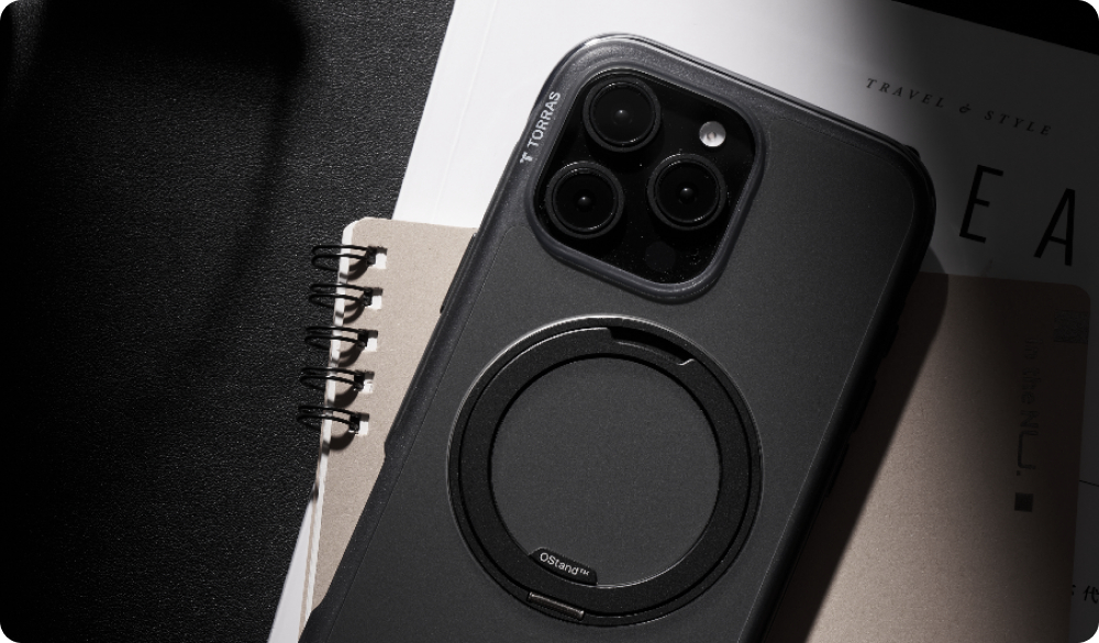 TORRAS R Air iPhone 16 Pro 系列 MagSafe 支架氣囊防摔手機殼