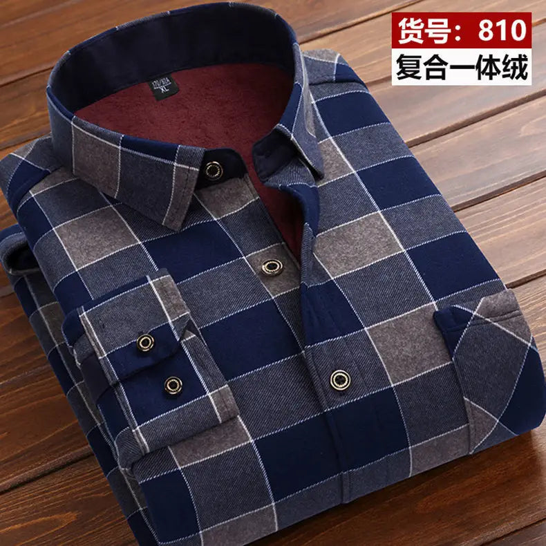 2022 winter Men’s fashion smart casual warm long Sleeve