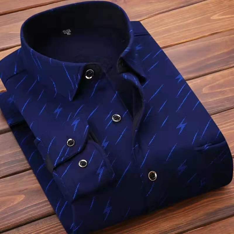 2022 winter Men’s fashion smart casual warm long Sleeve