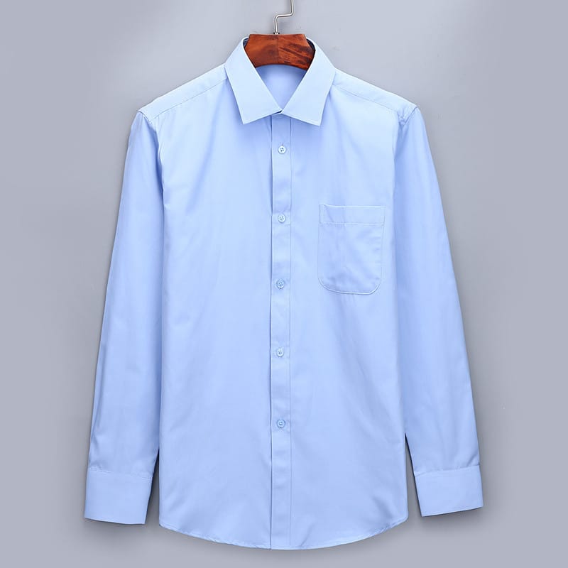 men Slim Fit Business Casual Long Sleeved Shirt Classic