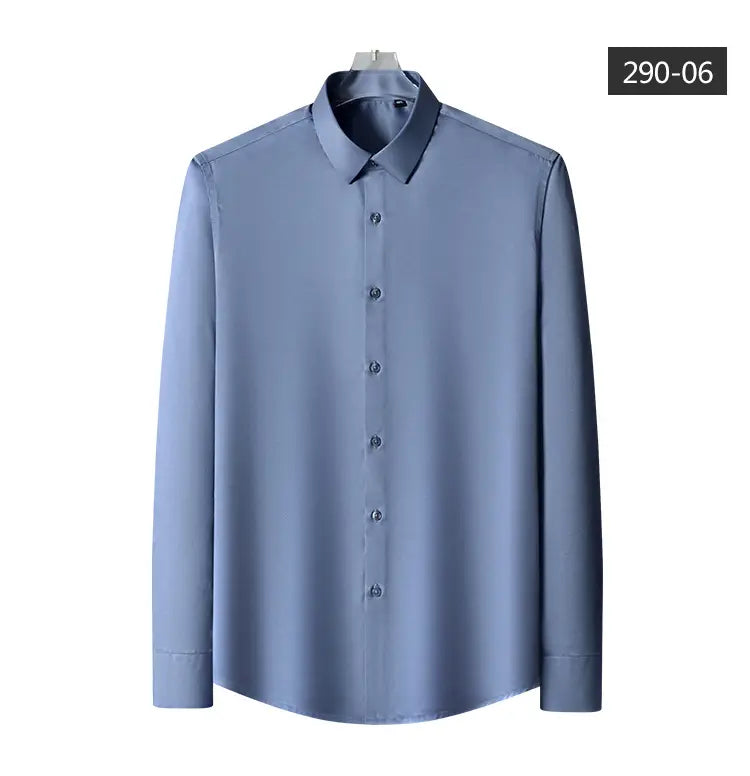 2023 long-sleeved shirt Men’s spring and autumn business