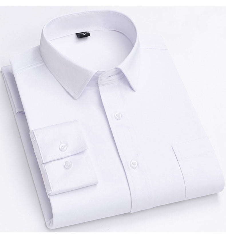 2023 nuevas camisas de vestir elásticas para hombres de lujo de manga larga