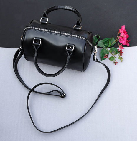 black sling bag