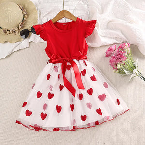 Girls Sweetheart Tutu Dress - IsabellaSofia