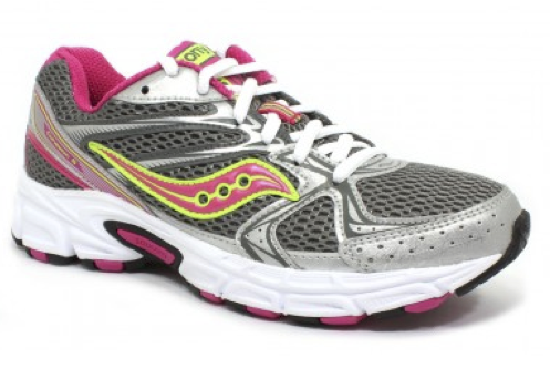 SAUCONY Women's Grid Cohesion 6 -Grey/Pink- Running Shoe – ShooDog.com