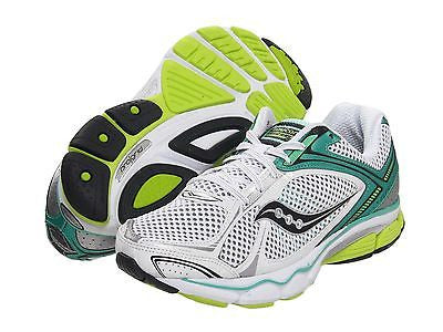 Saucony Women's Echelon 3 •White/Green/Citron• Running Shoe - Medium \u0026 –  ShooDog.com