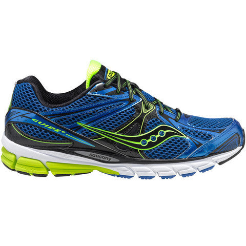 Mens Saucony ProGrid Guide 6 •Blue/Citron• – ShooDog.com