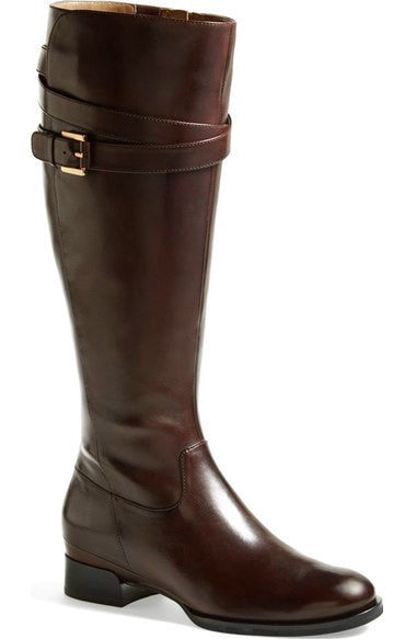 Fil skylle medley ECCO Women's "Sullivan" Tall Strap Boot - Espresso Brown Leather- –  ShooDog.com