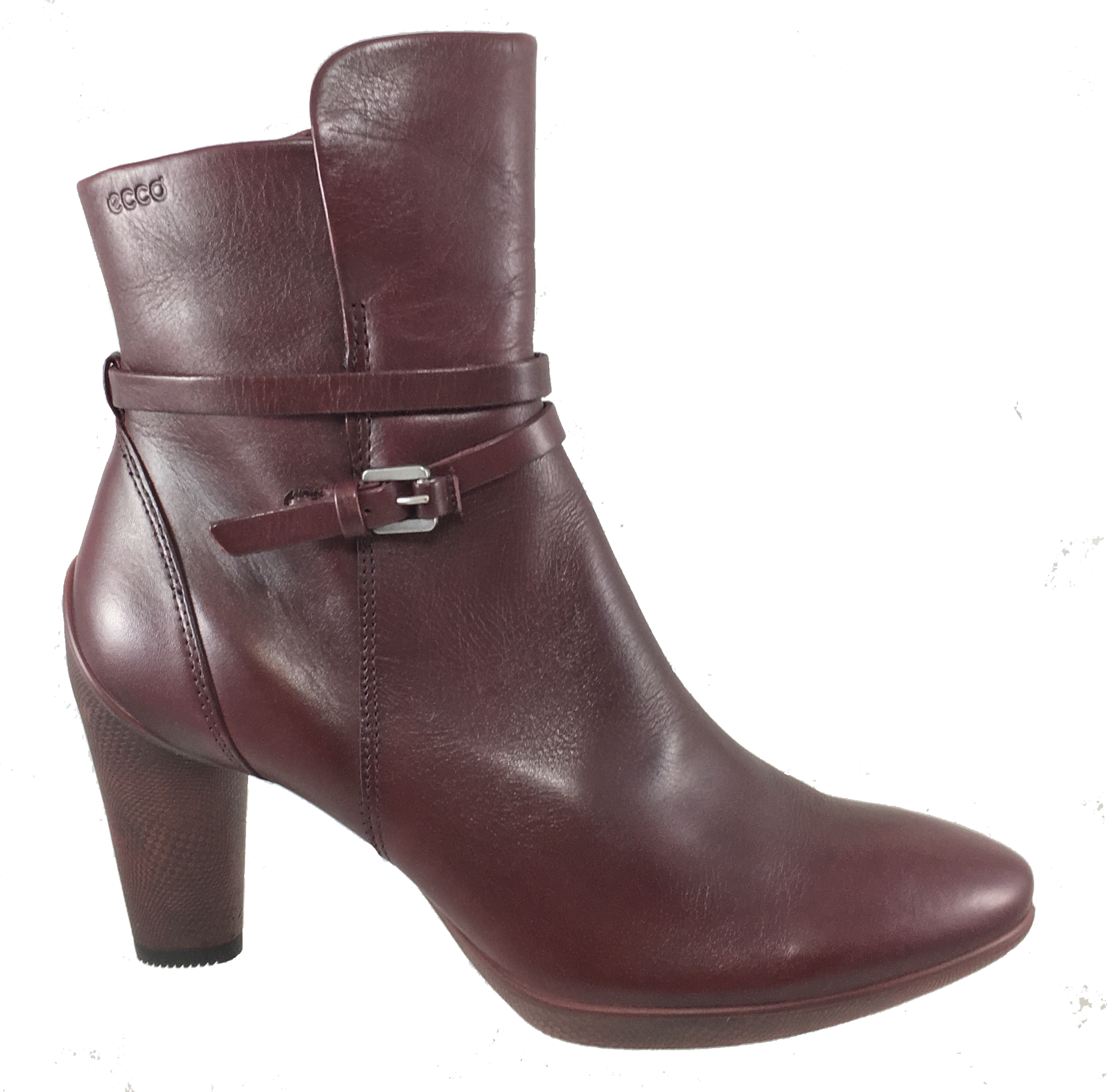 ecco leather ankle boots