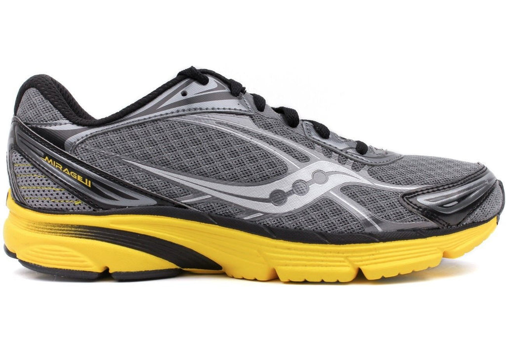 Men's Saucony Mirage 2 •Grey/Yellow 