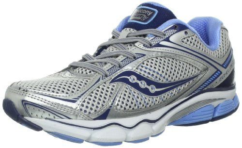 Saucony Women's Echelon 3 •Silver/Blue• Running Shoe – ShooDog.com