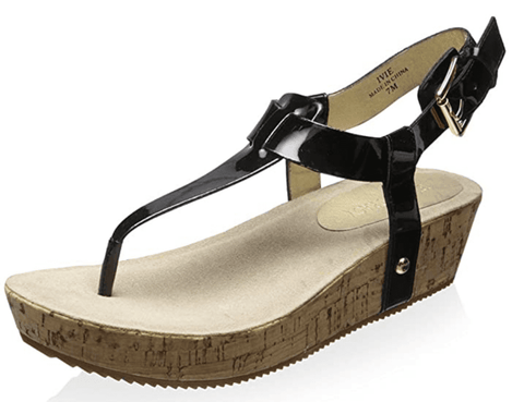 ellen tracy wedge sandals