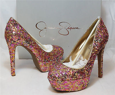rose gold jessica simpson shoes