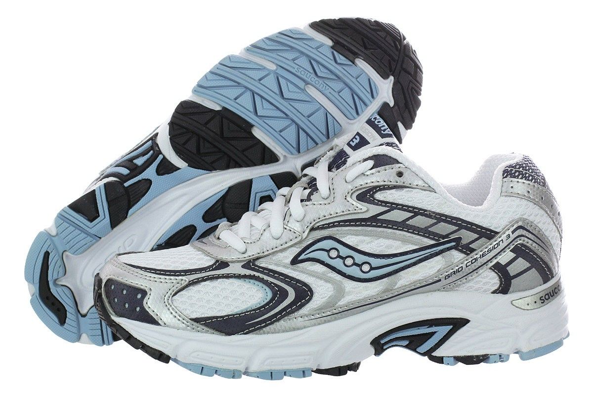 SAUCONY Women's Grid Cohesion 3 -White 