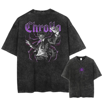 Hunter x Hunter Chrollo Master of Deception Oversized Vintage T-Shirt