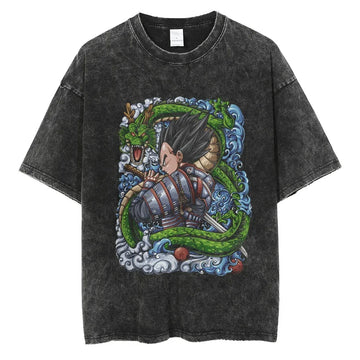 Dragon Ball Saiyan Prince Oversized Vintage T-Shirt