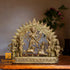 Dhokra Art Brass Metal Craft Devi Durga || (H x W x L)= 7.5 inch x 2.5 inch x 9 inch || D172