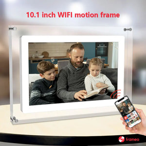 10inch Acrylic WIFI Digital Photo Frame video touch screen - peterkaczconnect