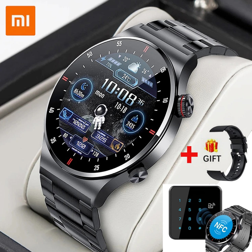 XIAOMI NFC Bluetooth Call Bussiness Smartwatch Men