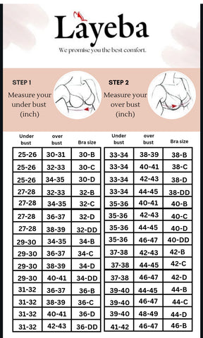 How to Measure Your Bra Size at Home – Layeba