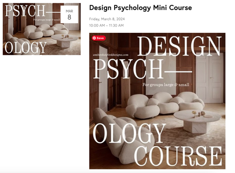 Amber Dunford Design Psychology Course