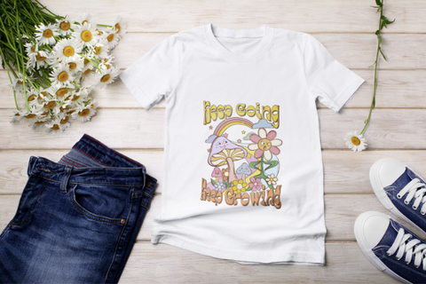 Keep going keep growing sublimation design, png for sublimation, retro ...