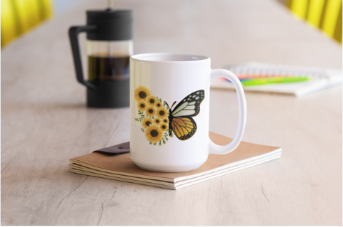 Butterfly Leopard Sunflowers Faith sublimation design, png for sublimation