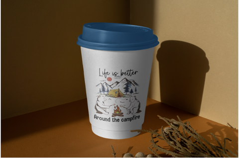 Life is Better Around The Campfire sublimation design, png for sublimation