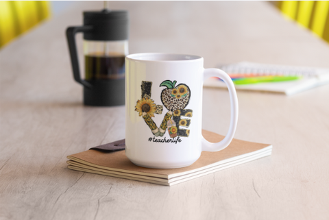 Love #teacher life sublimation design, png for sublimation