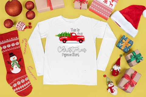 This is my Christmas Pajama shirt sublimation design, png for sublimation, Christmas PNG, Christmas vibes PNG