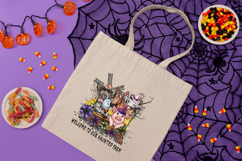 Welcome To Our Haunted Farm sublimation