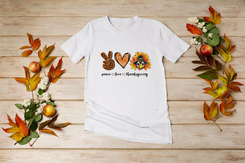 Peace Love ThanksGiving sublimation