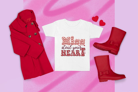 Miss steal your heart sublimation design