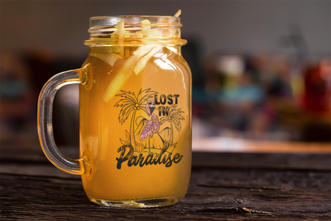 Lost in paradise sublimation design, png for sublimation