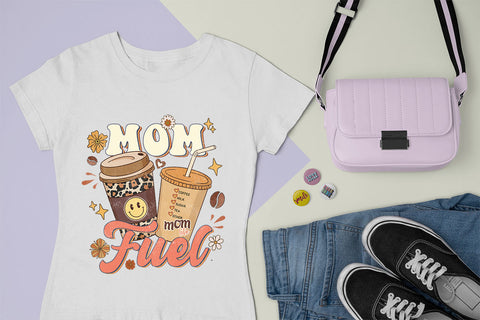 Mom fuel sublimation design, png for sublimation