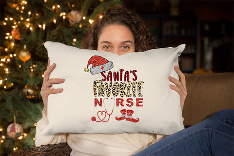 Santa's favorite nurse sublimation design, png for sublimation, Christmas PNG, Christmas vibes PNG