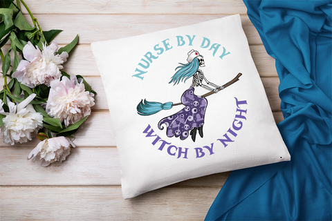 Nurse by day witch by night sublimation