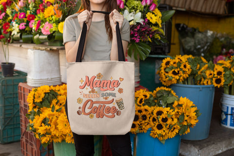 Mama Needs Some Coffee sublimation design, png for sublimation